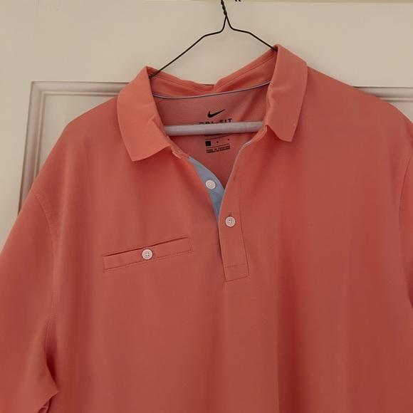 Nike Dri-Fit Golf Polos ( set of 5), size large, cotton material - Picture 7 of 12